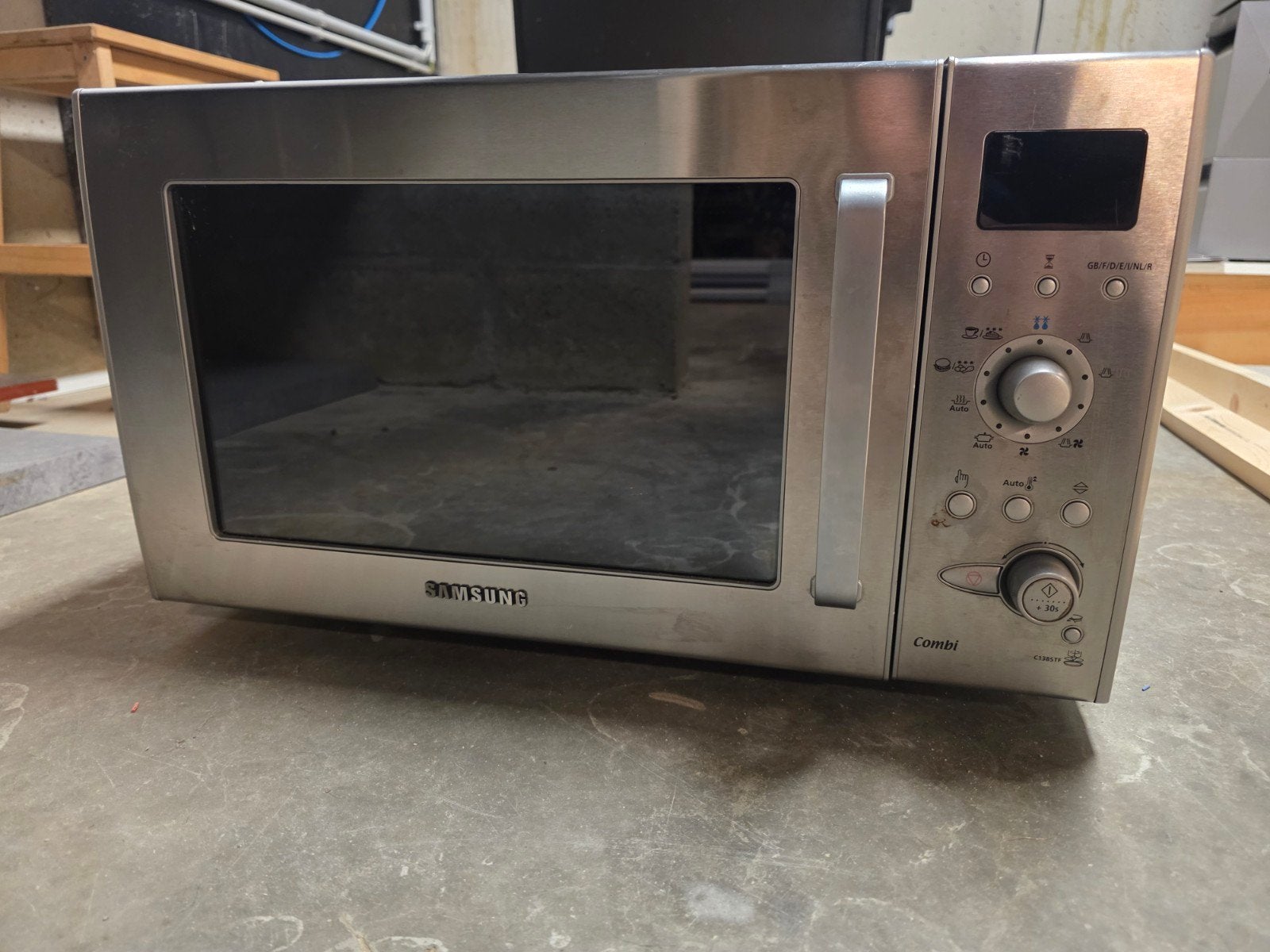 Samsung combi microgolfoven grill, Elektronische apparatuur, Ophalen, Gebruikt, Draaiplateau, Combi-microgolfoven