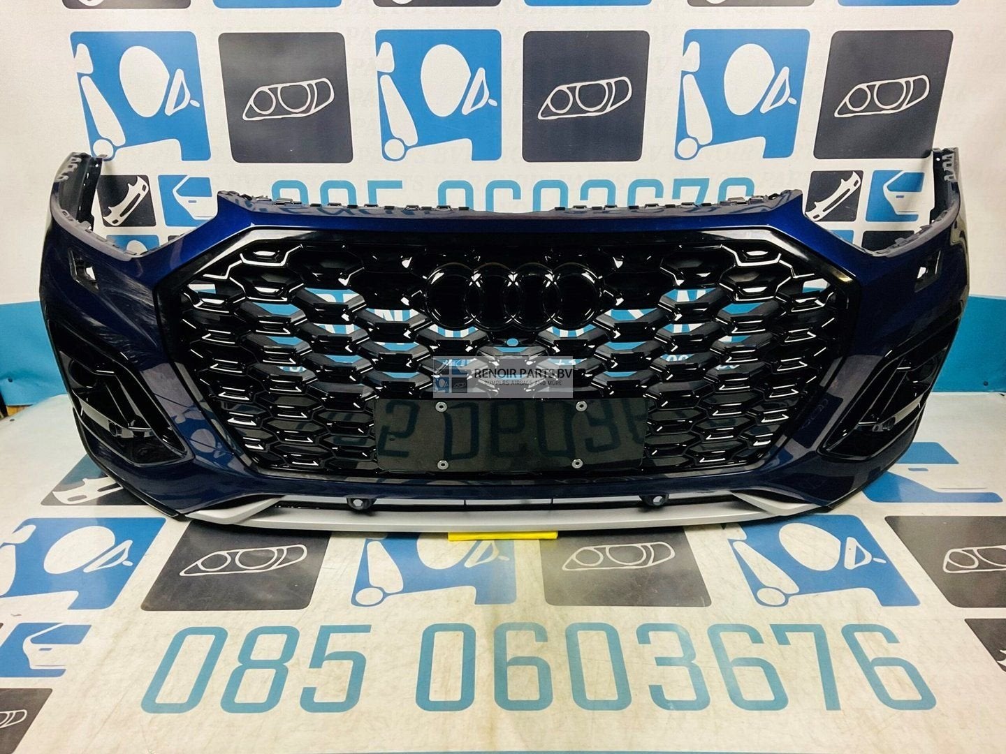 Bumper Audi Q5 80A 2022-2025 S-Line SLine Voorbumper #, Gebruikt, -, Voor, -