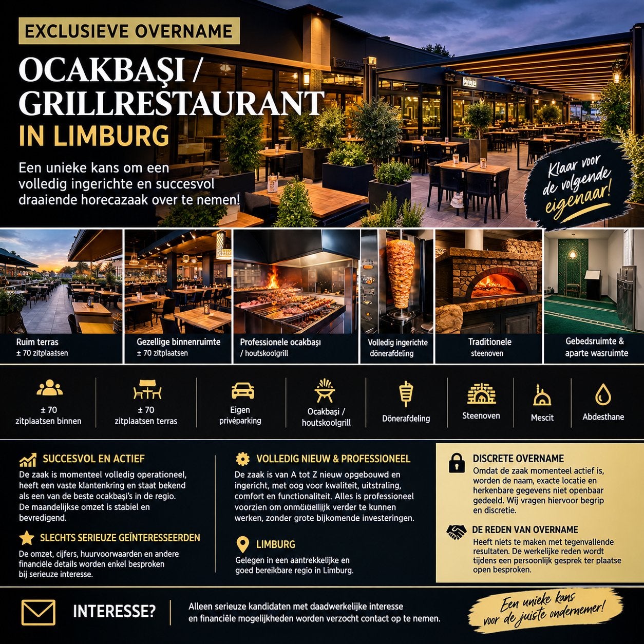 OVERNAME – SUCCESVOLLE OCAKBAŞI—GRILLRESTAURANT IN LIMBURG