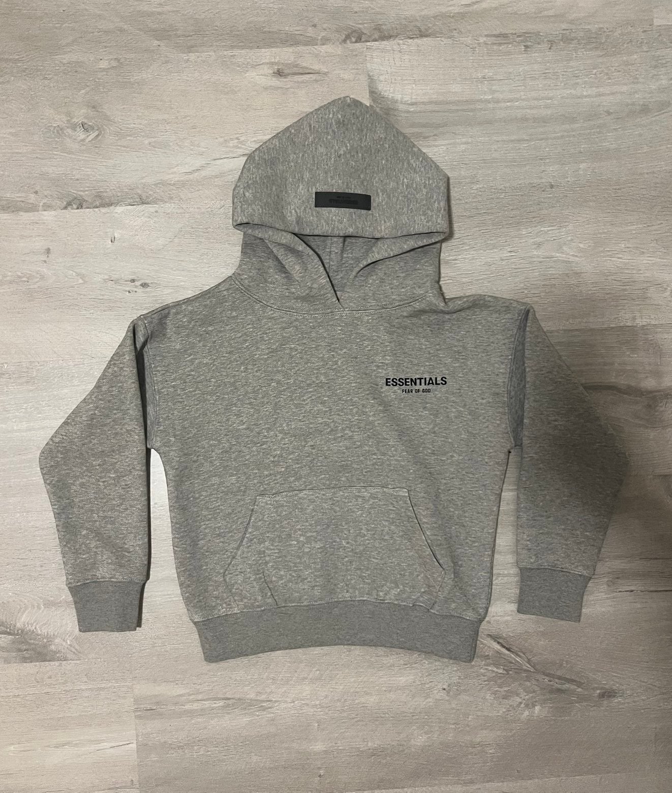 ESSENTIALS Grijze Hoodie, Verzenden, Zo goed als nieuw, Essentials fear of god, Grijs