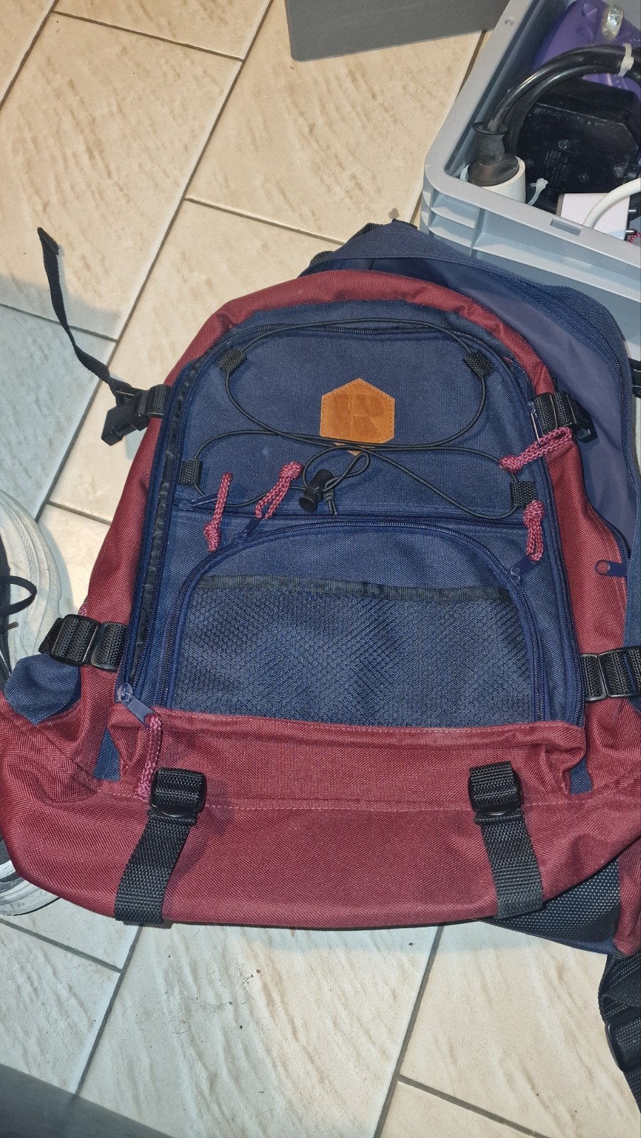 NTC trekkingrugzak / outdoorrugzak – blauw/rood, Ophalen of Verzenden