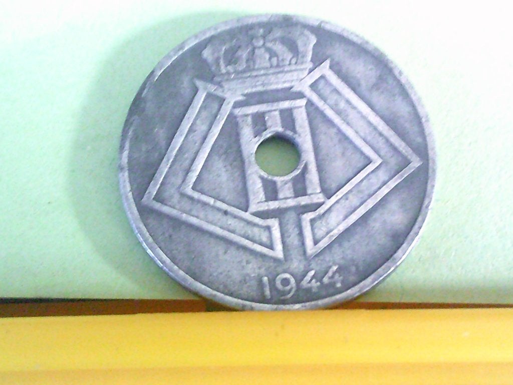 munt 25 centiem 1944 vlaams frans, Postzegels en Munten, Munten | België, Ophalen, Metaal, Losse munt
