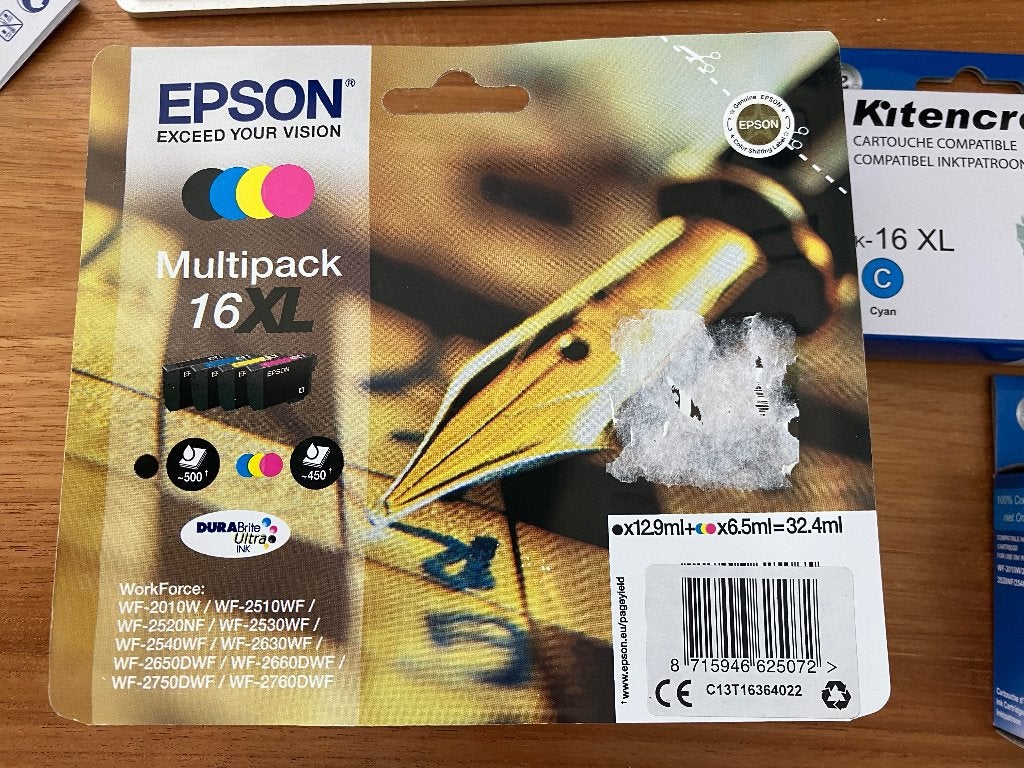 Lot : Encre pour imprimantes EPSON (WorkForce), Computers en Software, Printerbenodigdheden, Nieuw, Cartridge, Ophalen