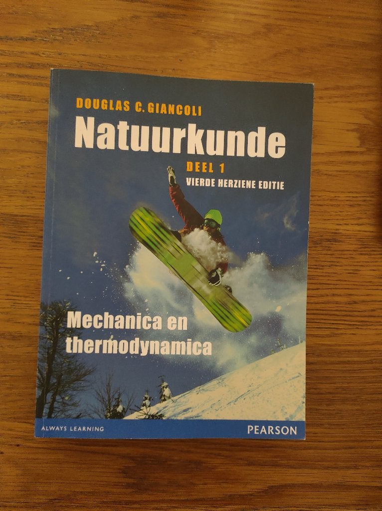 Natuurkunde deel 1, Ophalen, Pearson, Hoger Onderwijs, Zo goed als nieuw