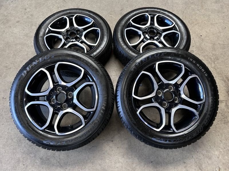 15 inch originele velgen + winterbanden Smart fortwo forfour, Auto-onderdelen, Gebruikt, 15 inch, -, -