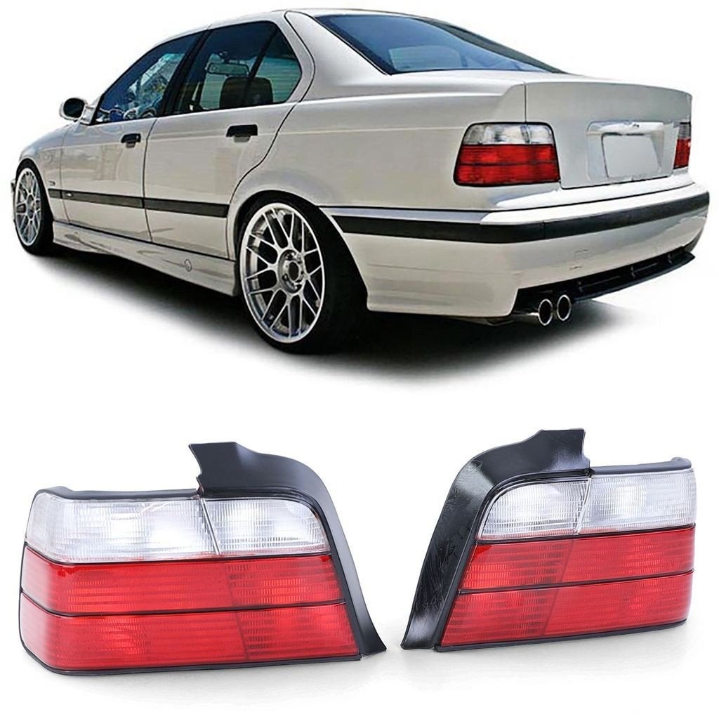 Achterlichten Voor BMW E36 Sedan Rood Wit, Verzenden