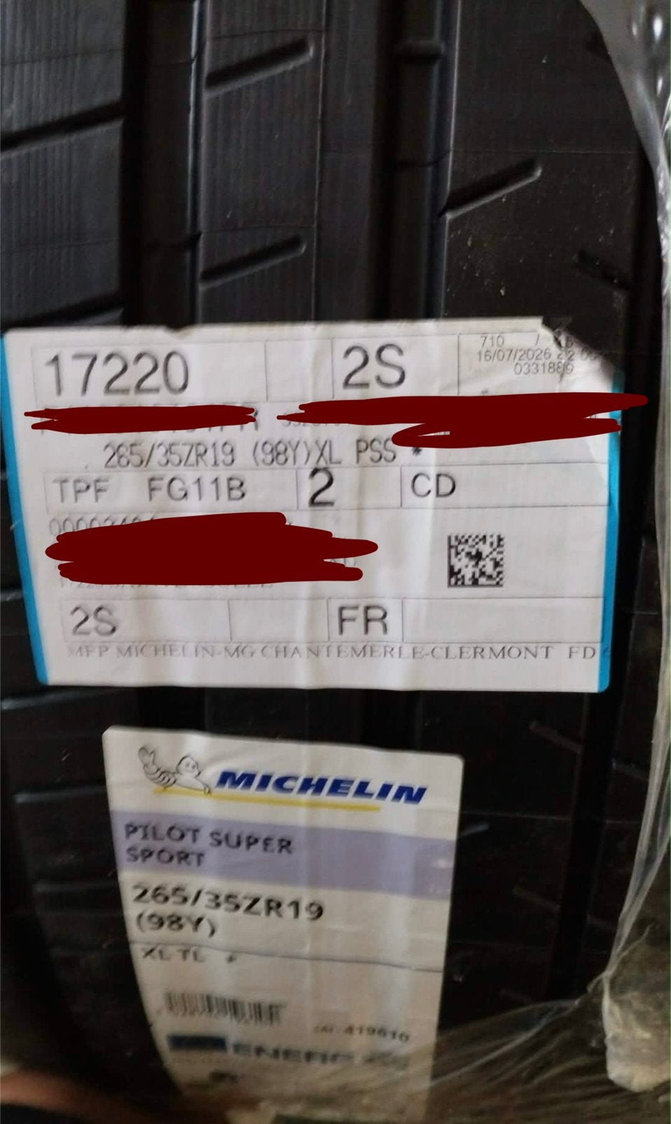 2x  Pilot Super Sport * 265/35 ZR 19 98Y NEUF, Autos : Pièces & Accessoires, Pneus & Jantes, Neuf, Pneus été, Enlèvement, 265 mm