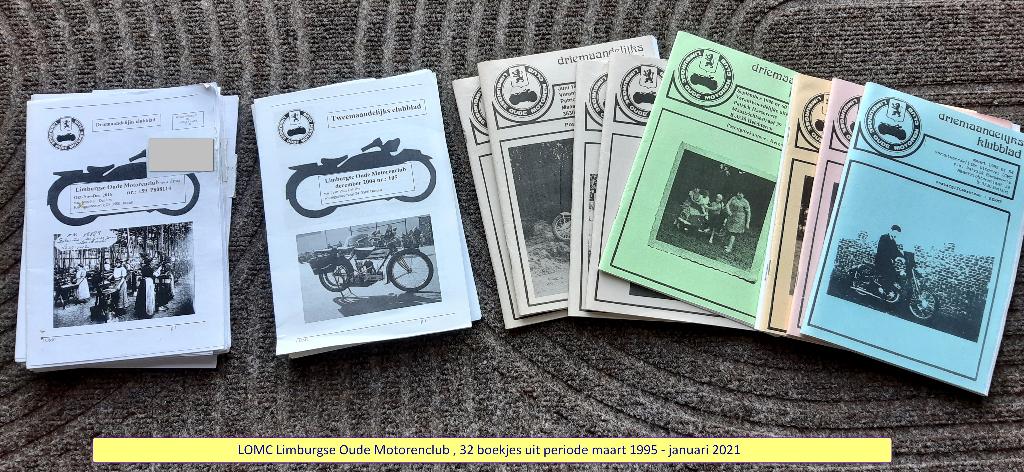 38x tijdschrift motor LOMC Limburgse Oude Motorenclub, Ophalen of Verzenden, 1980 tot heden, Tijdschrift
