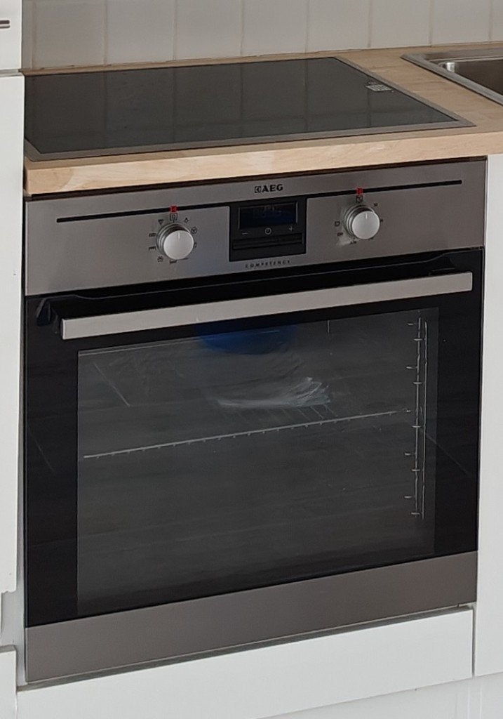 AEG warme lucht oven 60 cm + afzonderlijk inductiekookplaat, Elektronische apparatuur, Ophalen, 60 cm of meer, Nieuw, Heteluchtoven