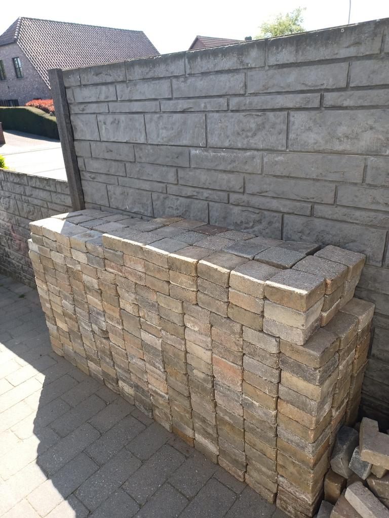 Tegels, Tuin en Terras, Ophalen, Gebruikt, Klinkers, 10 m² of meer
