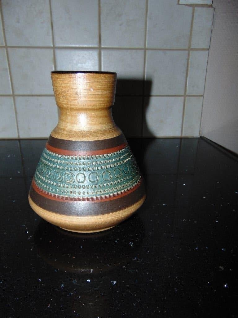Retro West Germany vaas 15 cm, Ophalen of Verzenden, Huis en Inrichting