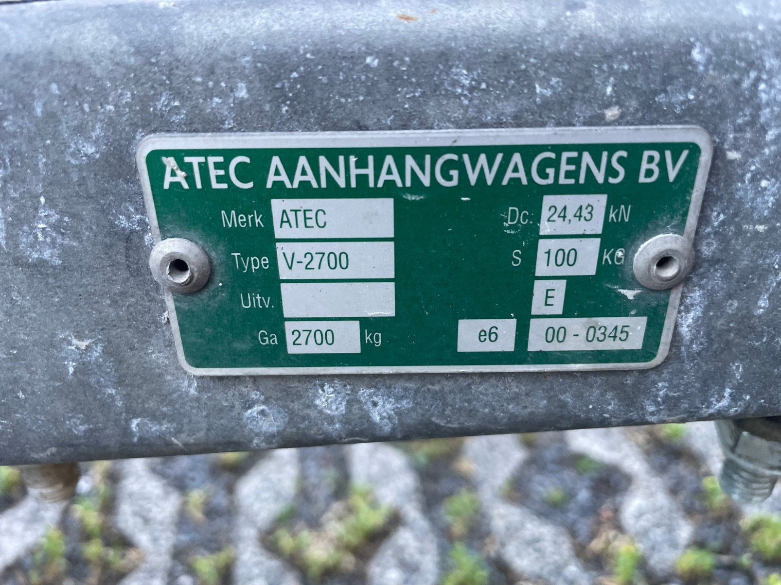 Geremde aanhangwagen, Autos : Divers, Remorques, Comme neuf, Enlèvement