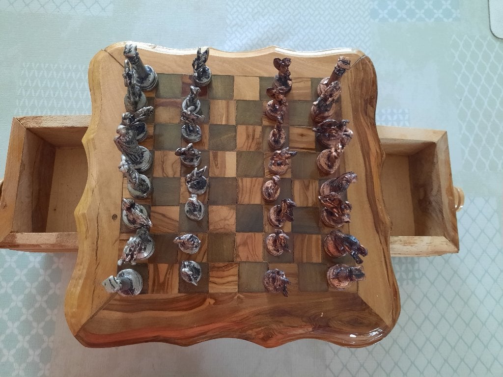 Schaakspel, Een of twee spelers, Ophalen, Gebruikt