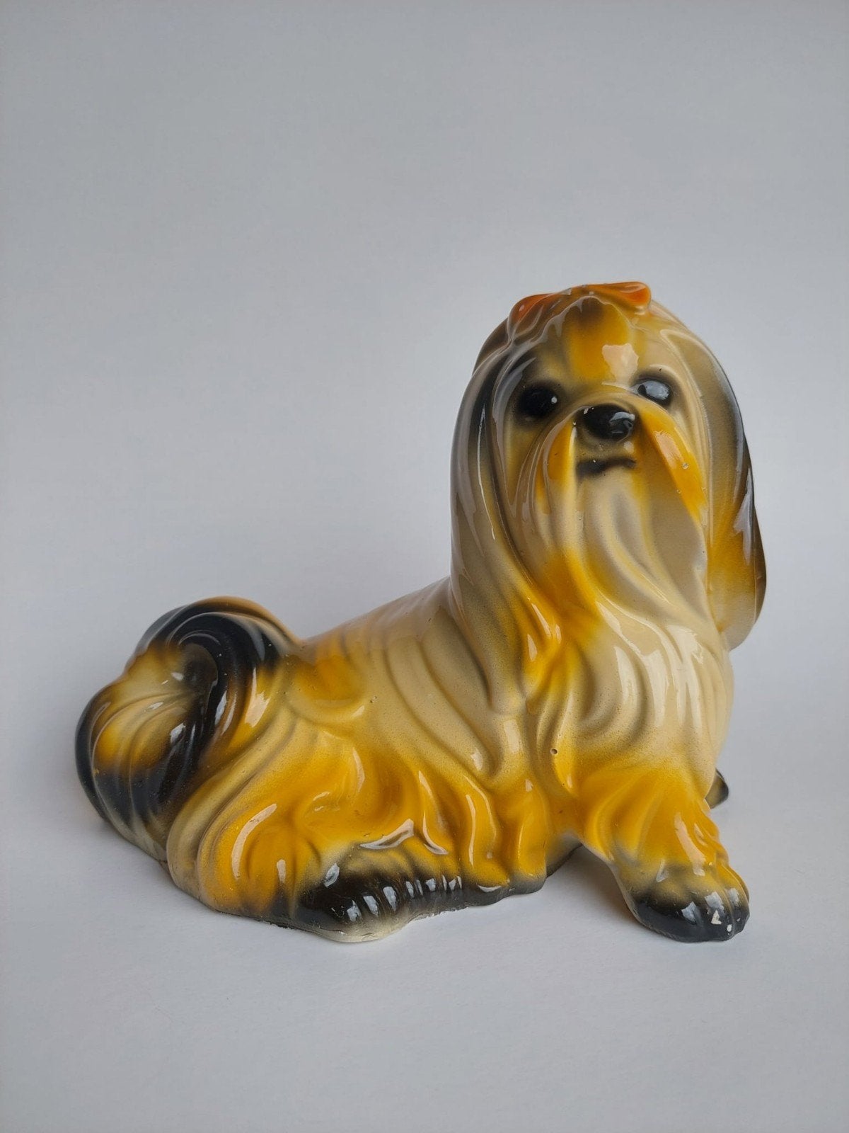Vintage keramieken beeld Shitzu hond, Ophalen