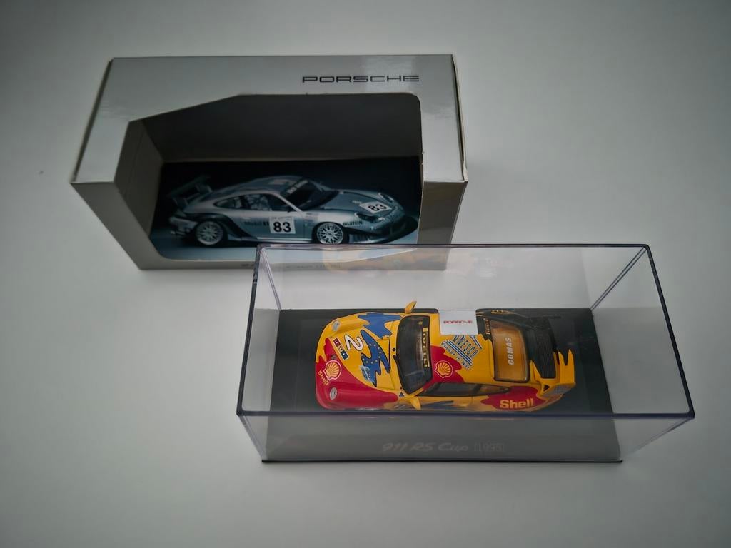 Porsche 911 RS Cup Minichamps 1/43 (1995), Enlèvement ou Envoi, Comme neuf, Voiture, MiniChamps