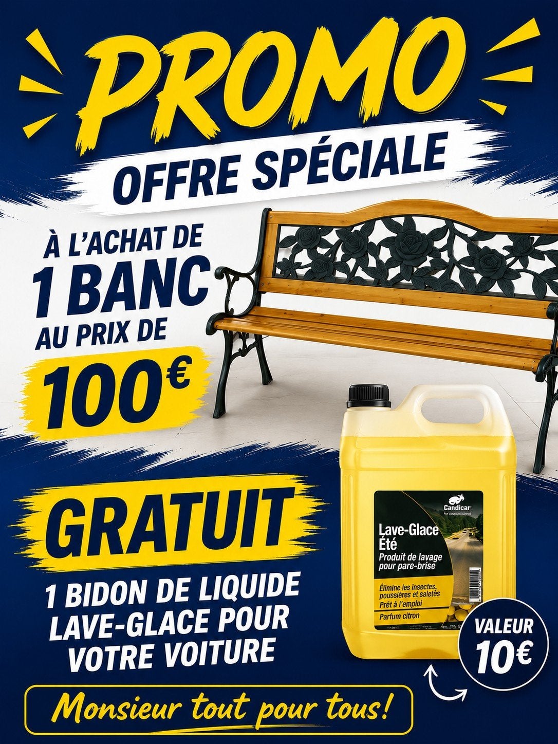 Banc de jardin/banc de jardin, Jardin & Terrasse, Enlèvement