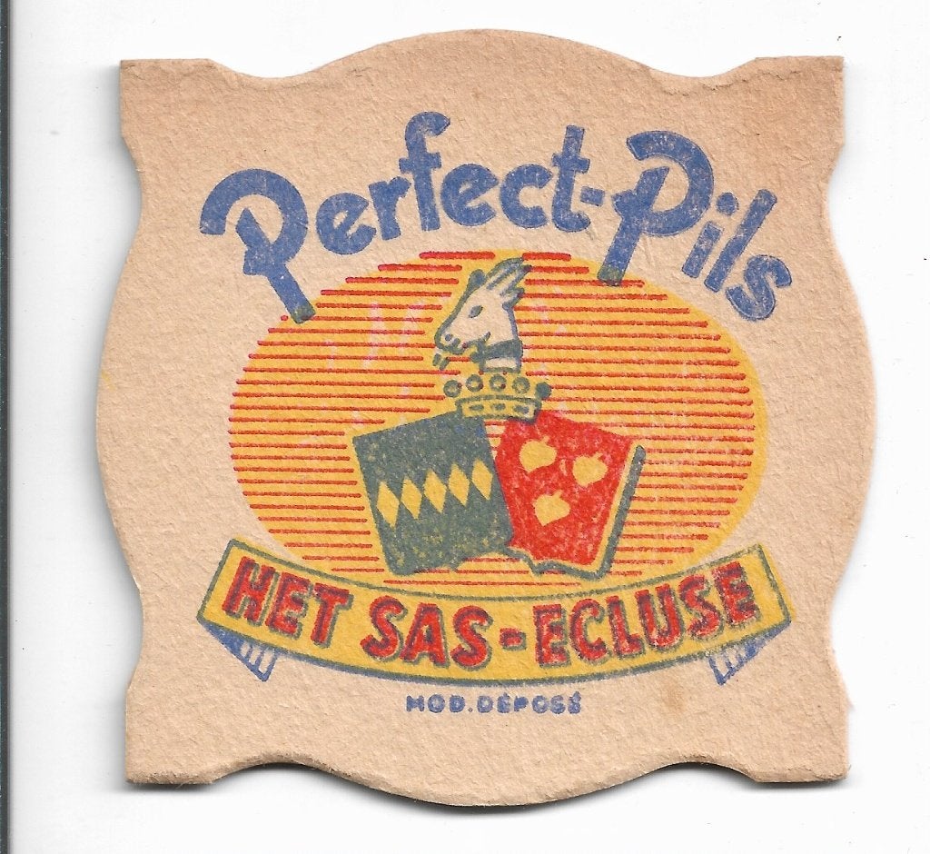 sous bock Perfect-pils, Verzamelen, Ophalen of Verzenden, Zo goed als nieuw, Viltje(s)