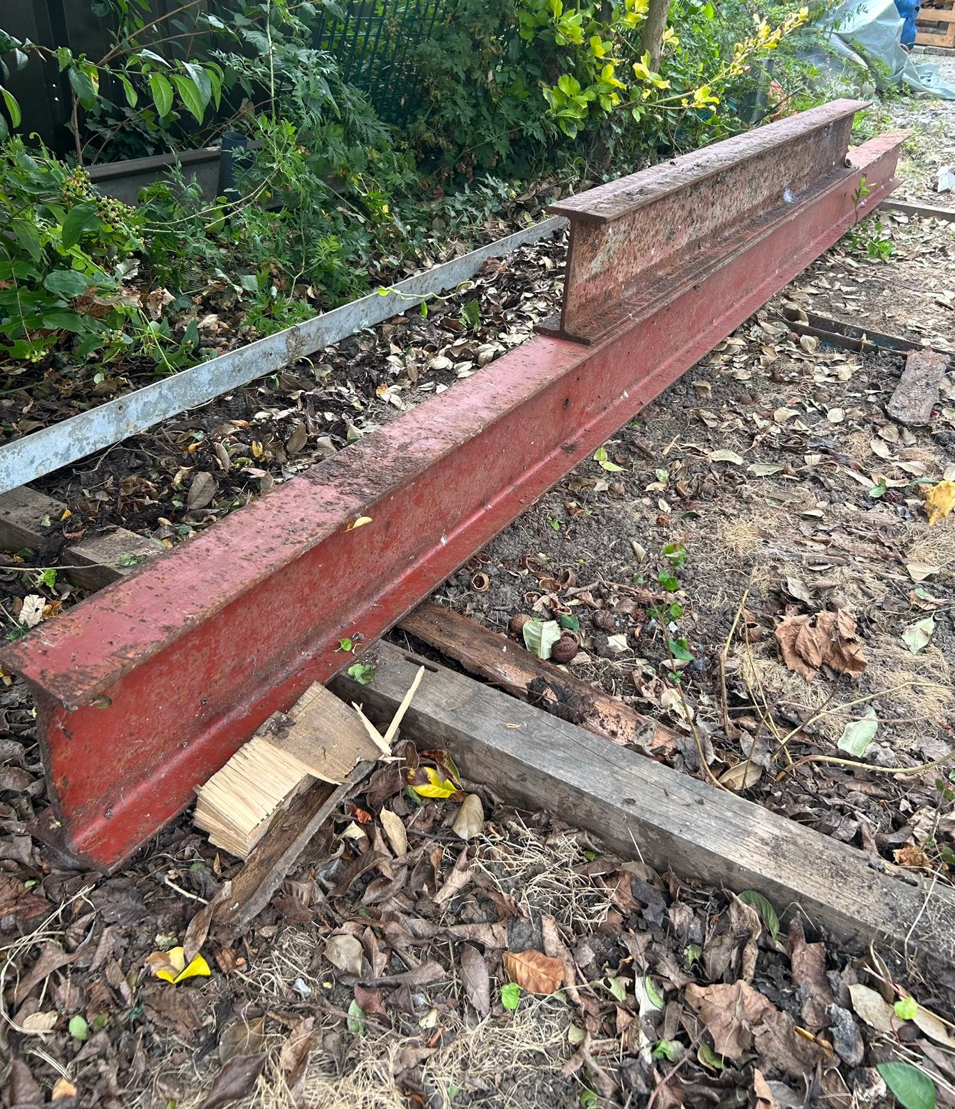 2 poutres en acier IPE 100 — 410 cm et 200 cm, Bricolage & Construction, Enlèvement, Utilisé, Fer