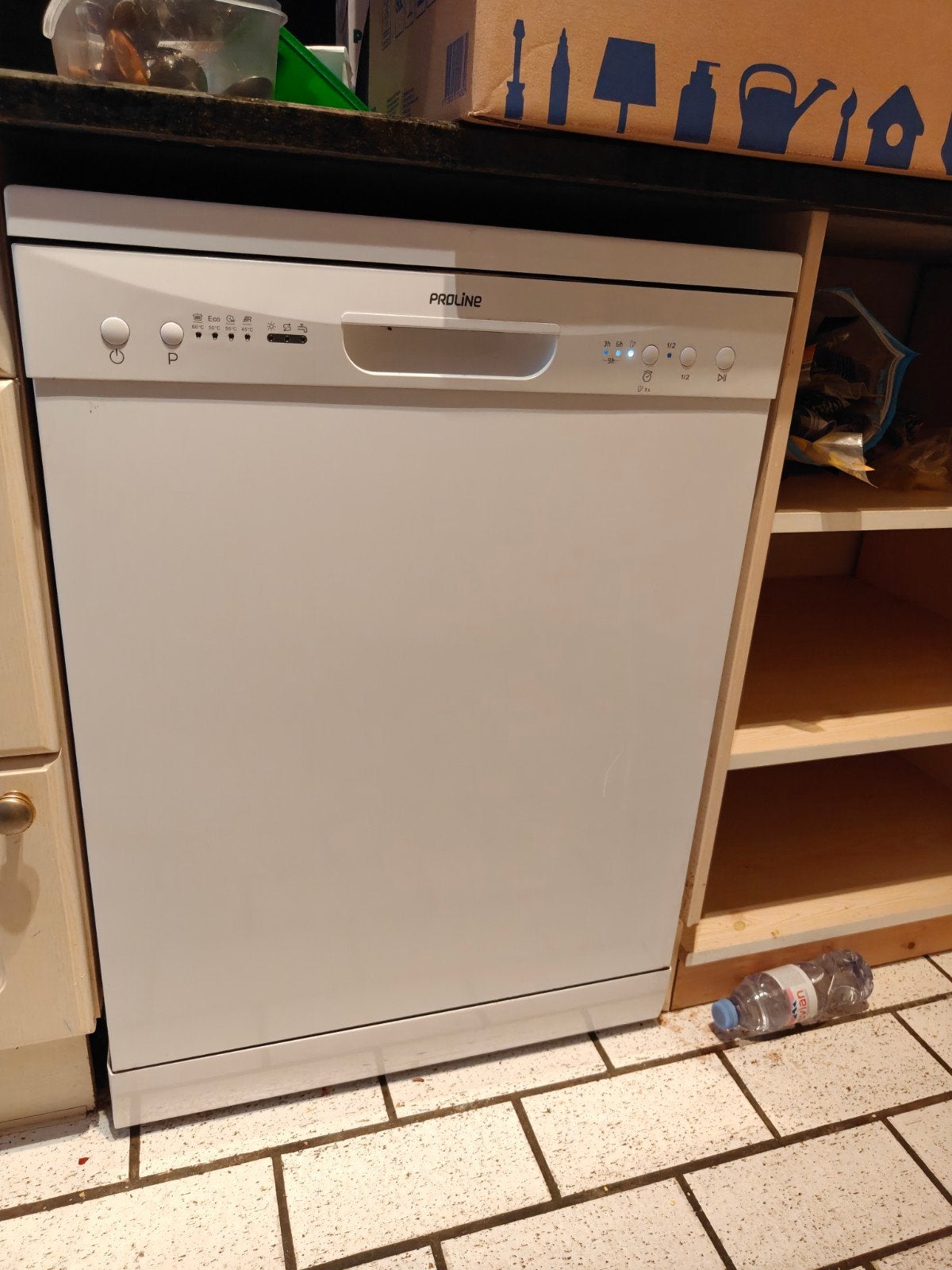 vaatwas Proline DWP49120DWH, Electroménager, 85 à 90 cm, Programme court, Enlèvement, Utilisé