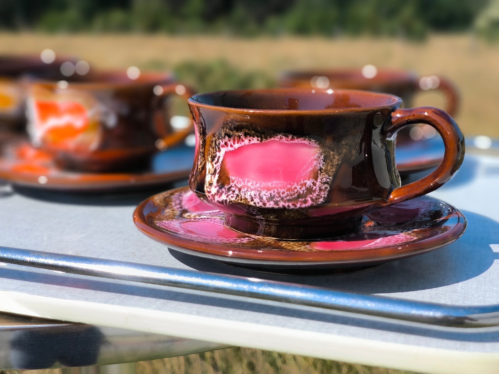 Kopjes en schotels van Vallauris, jaren 70, Ophalen of Verzenden