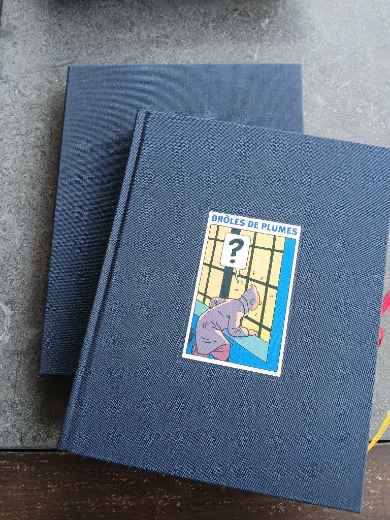 Drôle de plume - Hergé - tirage de tête, Enlèvement