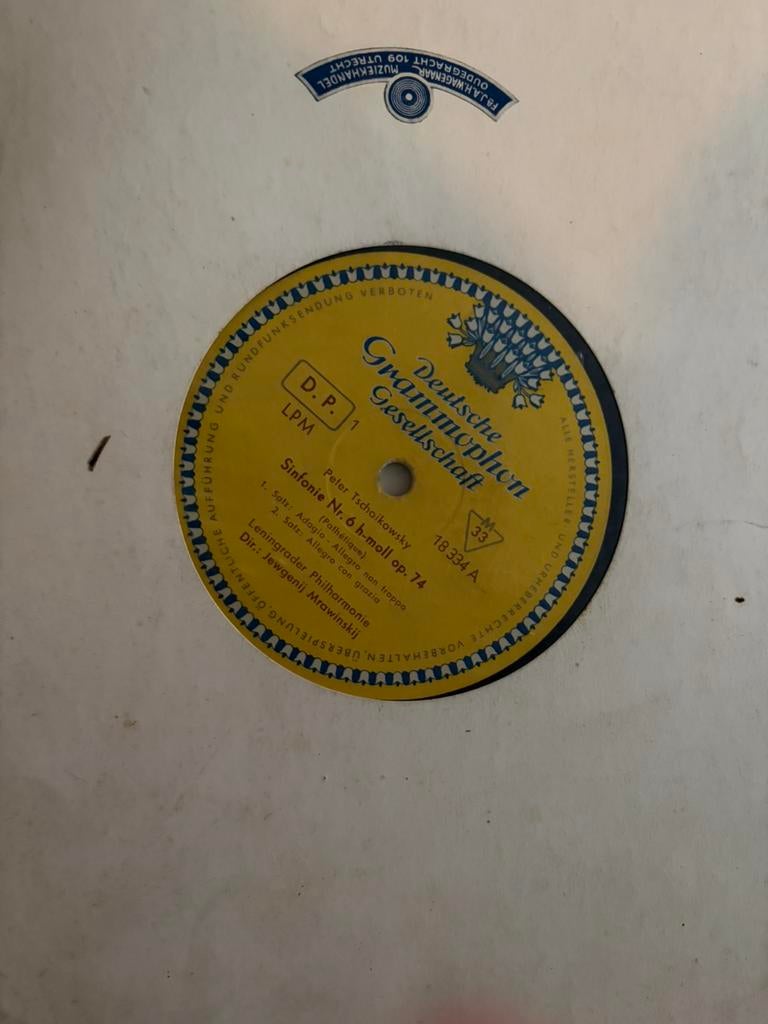Tchaïkovski 33 tours, Collections, Enlèvement