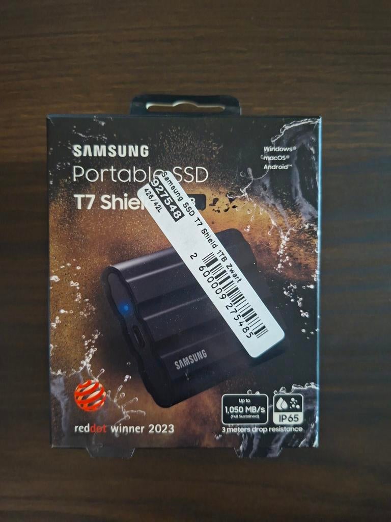 Samsung t7 Shield portable ssd - 1 terra, Enlèvement ou Envoi, SSD, Externe, Comme neuf