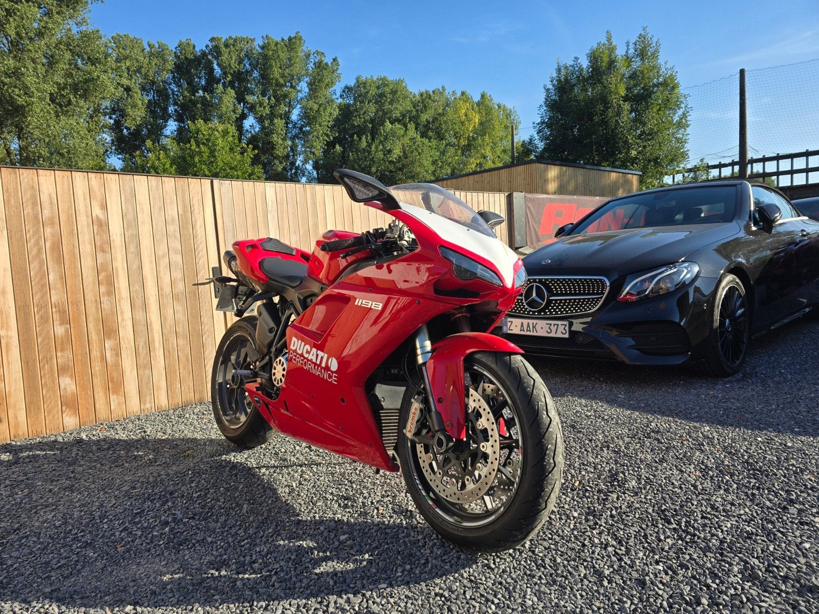 ducati 1198 met termignoni uitlaaten, Sportuitlaat, Occasion, Motorrijbewijs A, Bedrijf