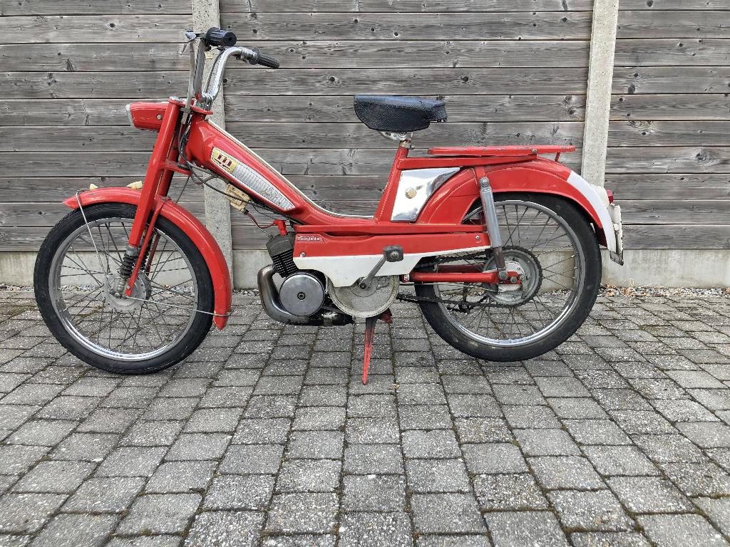 Mobylette AV59 (rood & oranje), Enlèvement, Classe B (45 km/h), 50 cm³, Autres marques