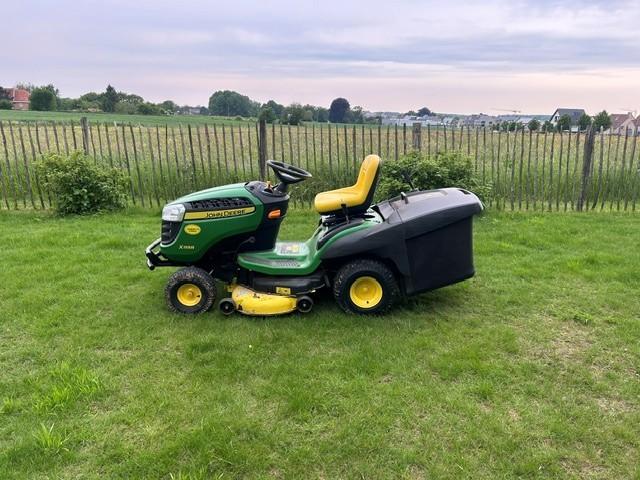 John Deere X155R - exc. état - démarre et fonctionne parf., Démarrage électrique, John deere, Enlèvement, Utilisé