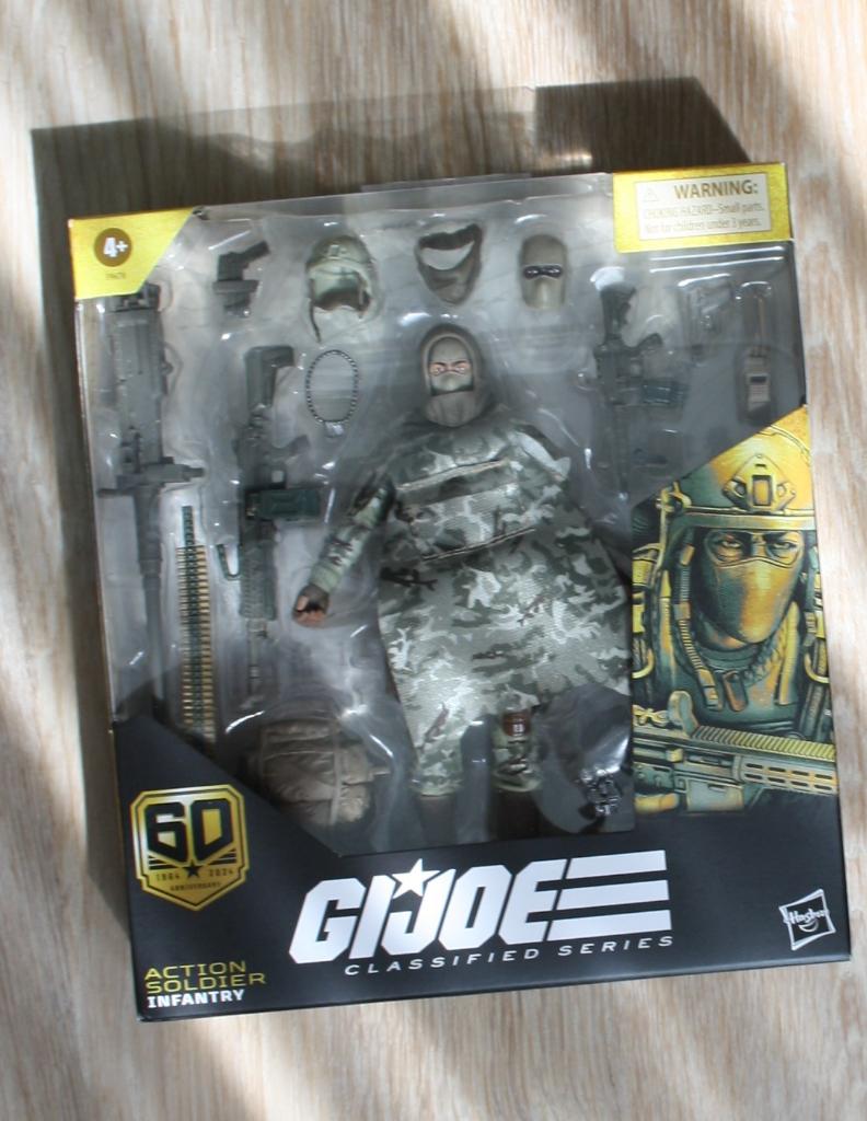G.I. Joe Classified Action Soldier Infantry 60th Anniversary, Envoi, Neuf