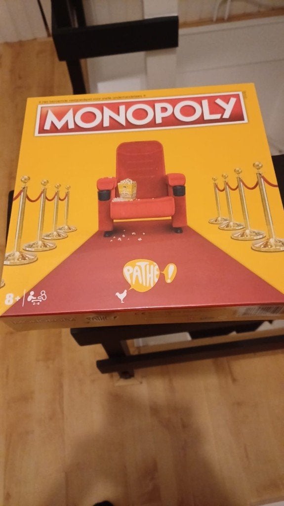 jeu de plateau Seal Monopoly Pathe Cinemas Monopoly, Trois ou quatre joueurs, Enlèvement ou Envoi, Neuf