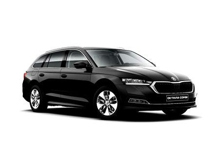 Skoda Octavia Combi OCT.COM M-HEV AMB TS 81/1.0 A7F, Auto's, Automaat, Emergency brake assist, Zwart, Break