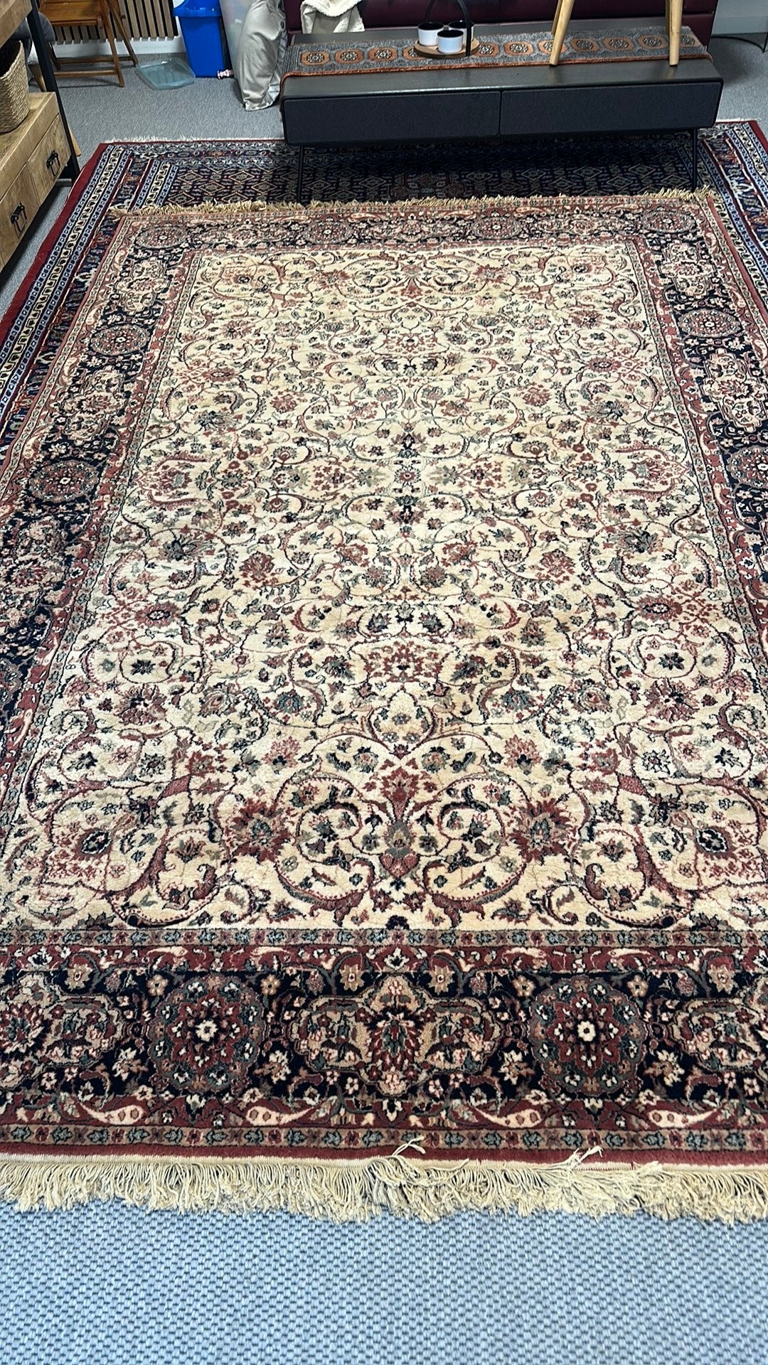 Wollen tapijt 200cm x 300cm, Ophalen of Verzenden, Zo goed als nieuw