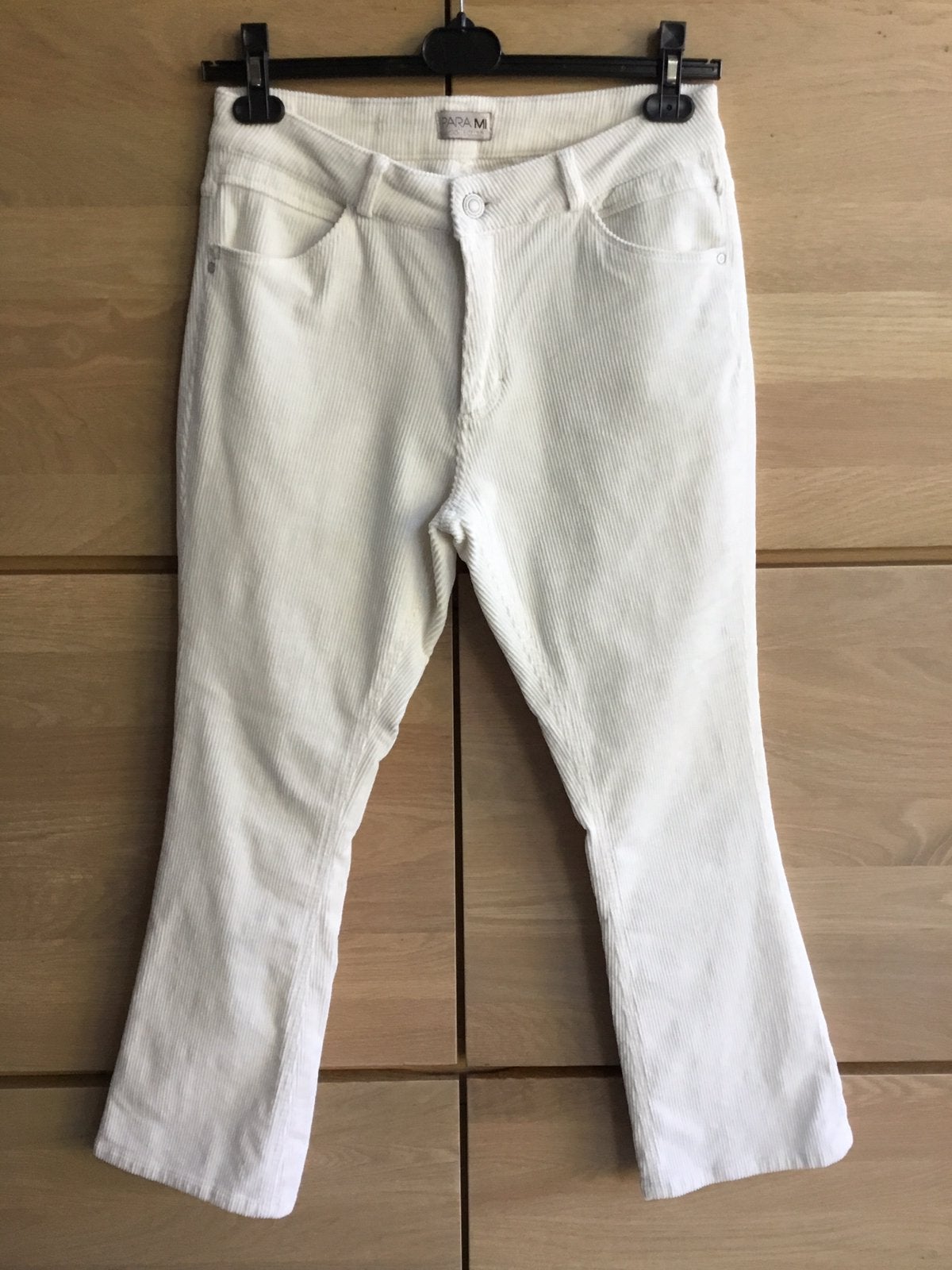 Veloursbroek PARAMI, Ophalen of Verzenden, Zo goed als nieuw, Wit, Lang
