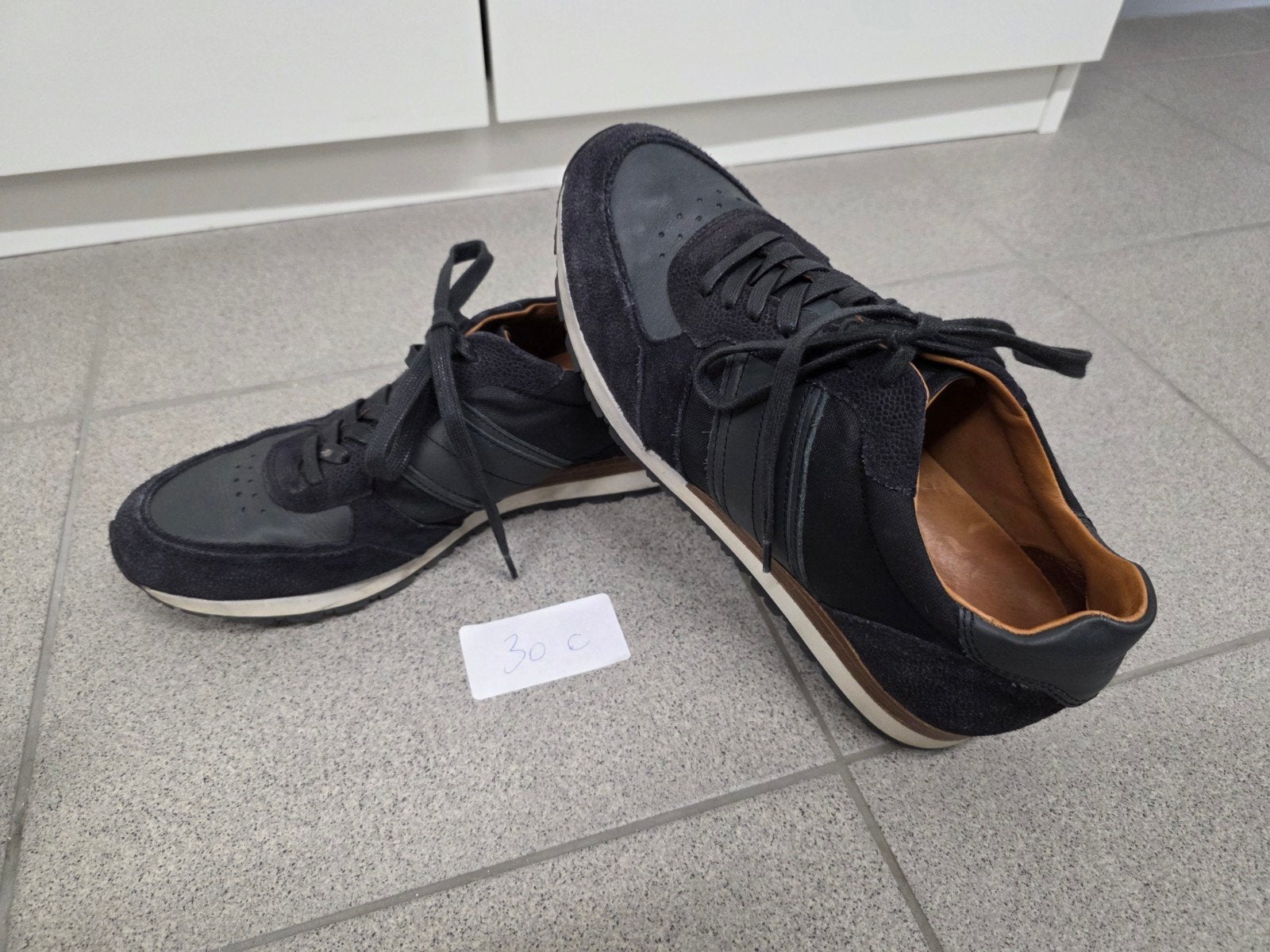 Lederen herensneakers 41 Tommy Hilfiger, Enlèvement, Baskets