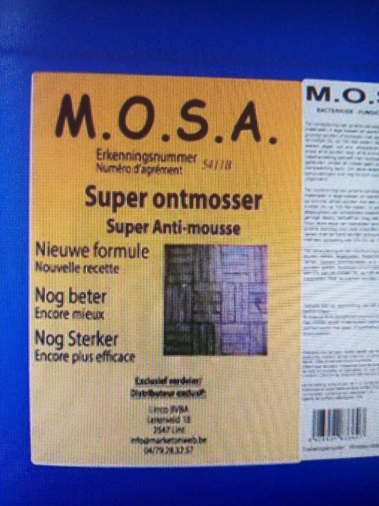 Nano-Mosa = Super ontmosser & groenaanslag verwijderaar, Ophalen of Verzenden, Nieuw, Overige materialen, Schuur