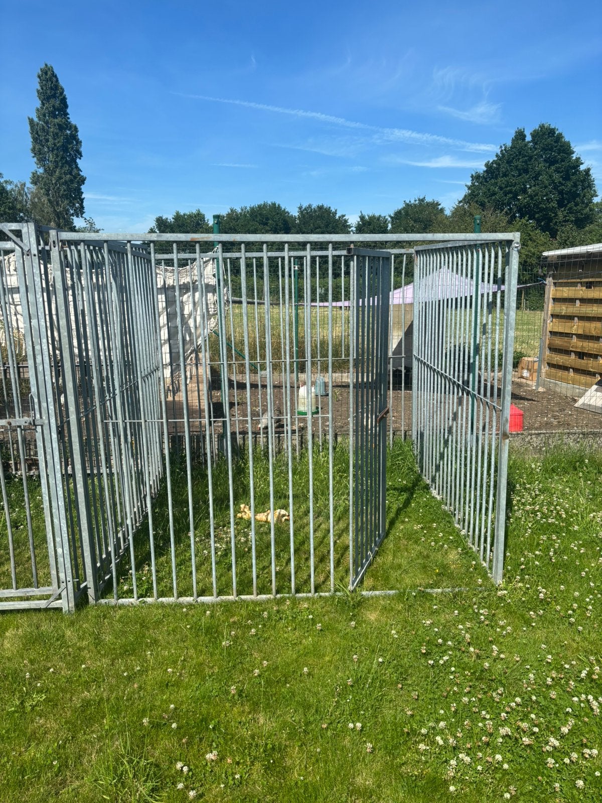 Hondenkennel hondenren kennelpanelen te koop., Ophalen, Hondenkennel, 100 cm of meer, 110 cm of meer