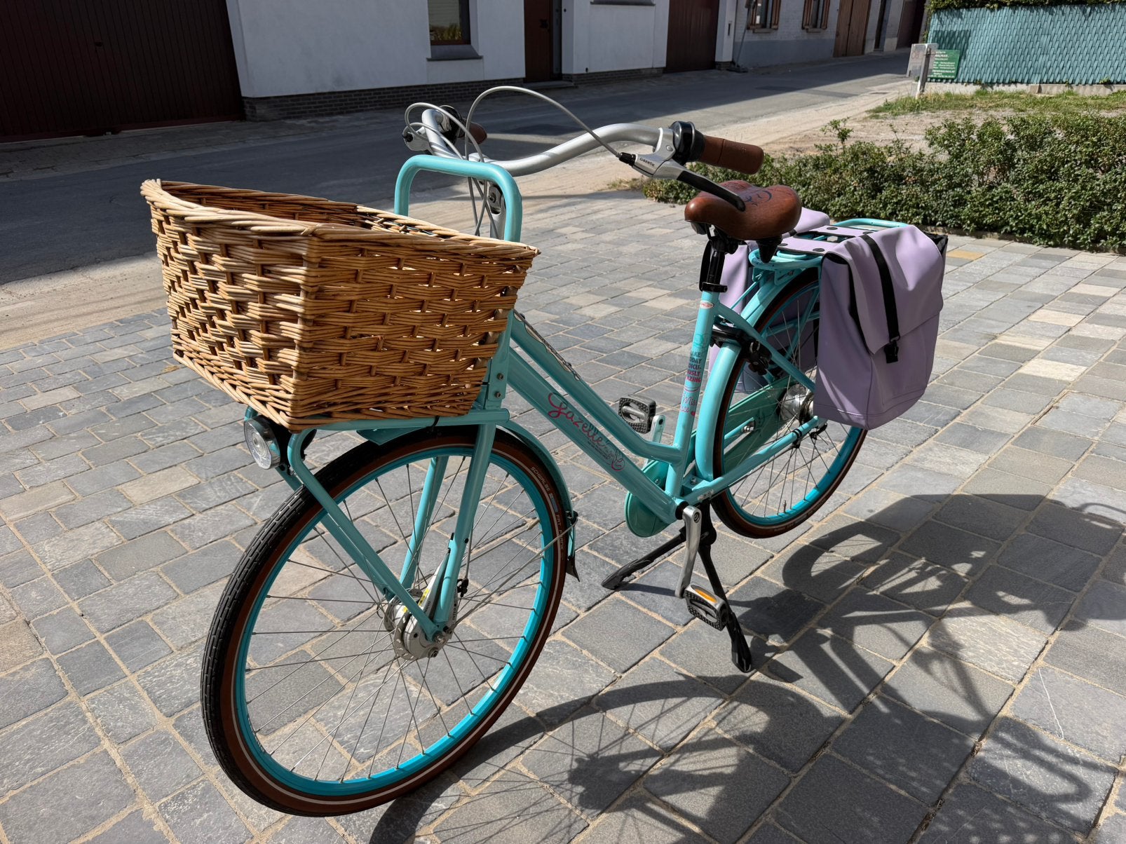 Gazelle Miss Grace turquoise, 47 à 50 cm, Enlèvement, Comme neuf, Vitesses