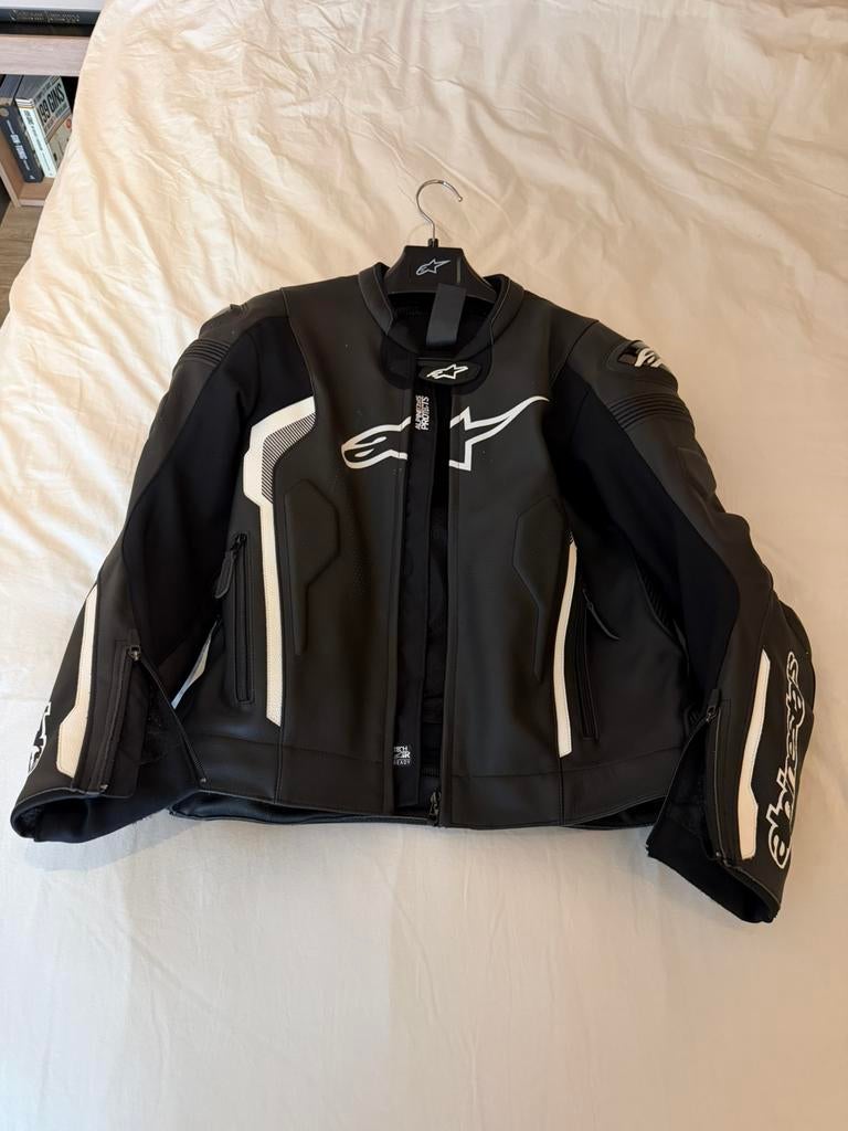 Lederen motorpak zwart Alpinestars - nieuwstaat, Enlèvement, Neuf, sans ticket, Hommes, Combinaison