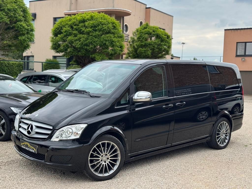 Mercedes-Benz Viano 3.0 CDI Grand Edition Avantgarde, Auto's, Euro 5, 2500 kg, Zwart, Leder