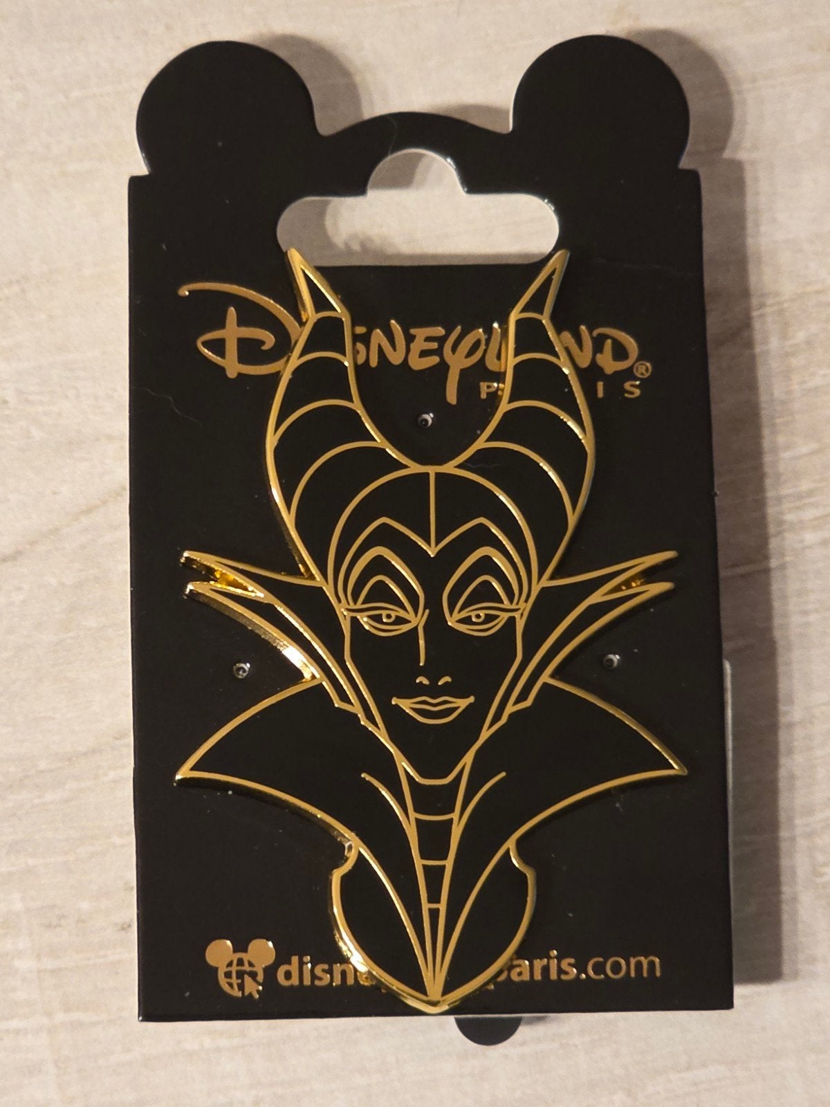 Épinglette Maléfique Silhouette Disneyland Paris, Collections, Disney, Enlèvement ou Envoi, Blanche-Neige ou Belle au Bois Dormant
