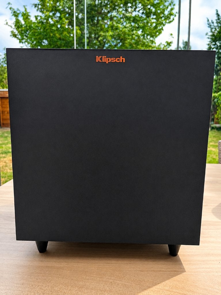 Klipsch R-8SW., TV, Hi-fi & Vidéo, Enceintes, Comme neuf, Subwoofer, 150 watts ou plus, Autres marques, Bass-reflex, Compatible son surround/home cinéma