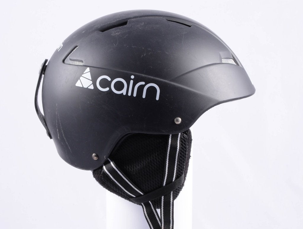 57 58 cm ski snowboard helm CAIRN LOC-ACTIVE, Matte black, Gebruikt, Verzenden, Overige typen, Carve