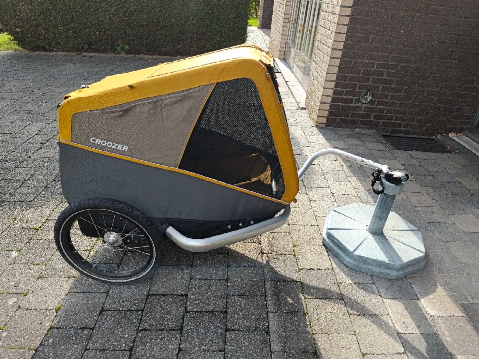 Croozer Peppa - Hondenfietskar, Remorque pour chien, Pliable, 20 à 40 kg, Enlèvement