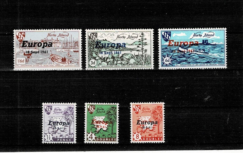 EUROPE ÎLES ANGLO-NORMANDES ÎLE HERM 6 TIMBRES NEUFS - SCAN, Timbres & Monnaies, Timbres | Europe | Autre, Enlèvement, Autres pays