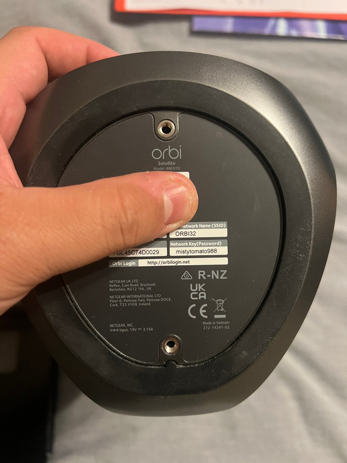 Netgear Orbi Wi‑Fi 7 Mesh system black, sold individually., Envoi, Comme neuf