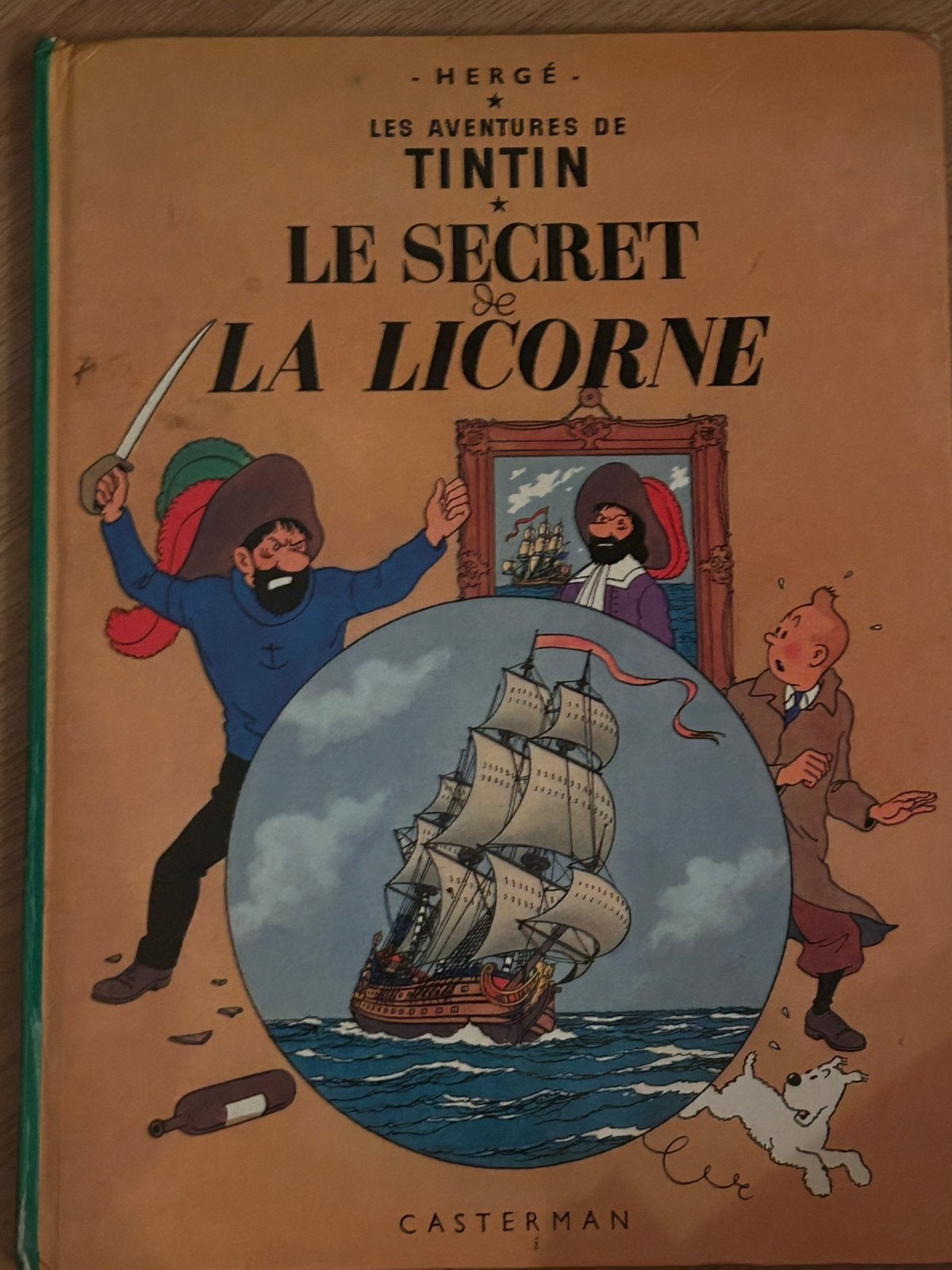 Tintin et le secret de la licorne, Livres, Enlèvement, Utilisé