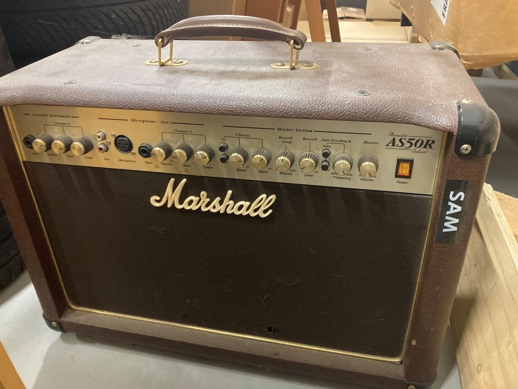 Marshall AS50R akoestische gitaarversterker 50W, Muziek en Instrumenten, Ophalen, Gebruikt, Gitaar
