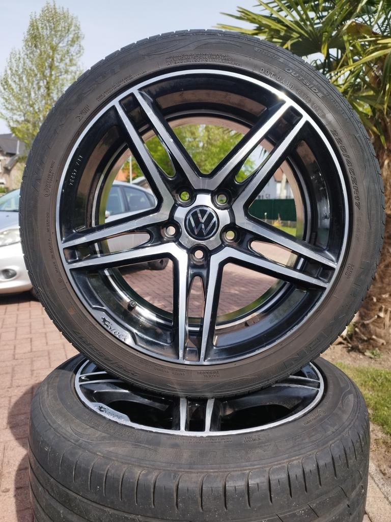 Pneus d'été 225/45/R17 VW Golf/Candy/Touran/Passat 5X112, Autos : Pièces & Accessoires, Pneus & Jantes, Véhicule de tourisme, Pneus été